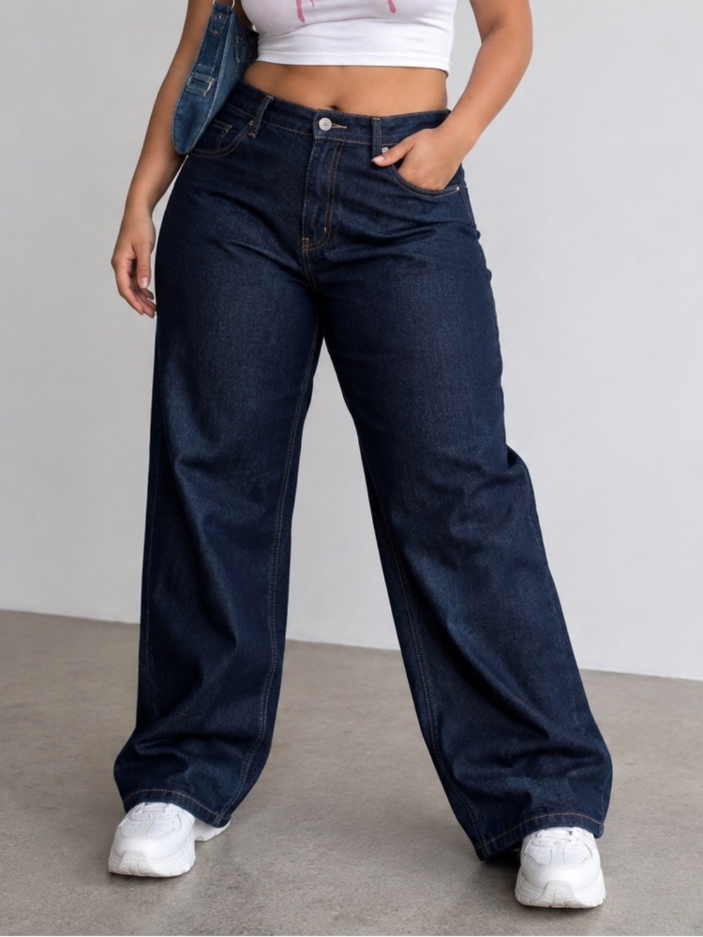 Old Navy Dark Indigo High Rise OG LOOSE Jeans